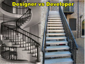 designer vs developer